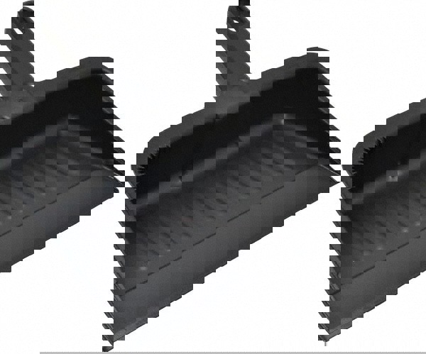 Heavy-Duty Dustpan, 8.25 X 12.25 , Polypropylene, Charcoal